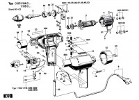 Bosch 0 601 115 901  Drill 110 V / Eu Spare Parts